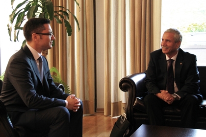 Minister Kristian Vigenin met with the Ambassador of the State of Israel